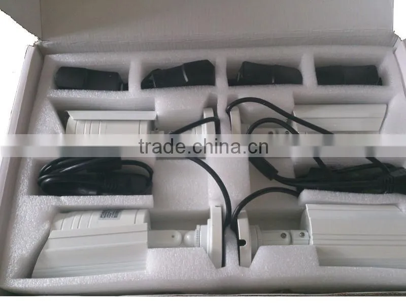 H.264 Bullet 720P Infrared 4CH POE NVR Kits