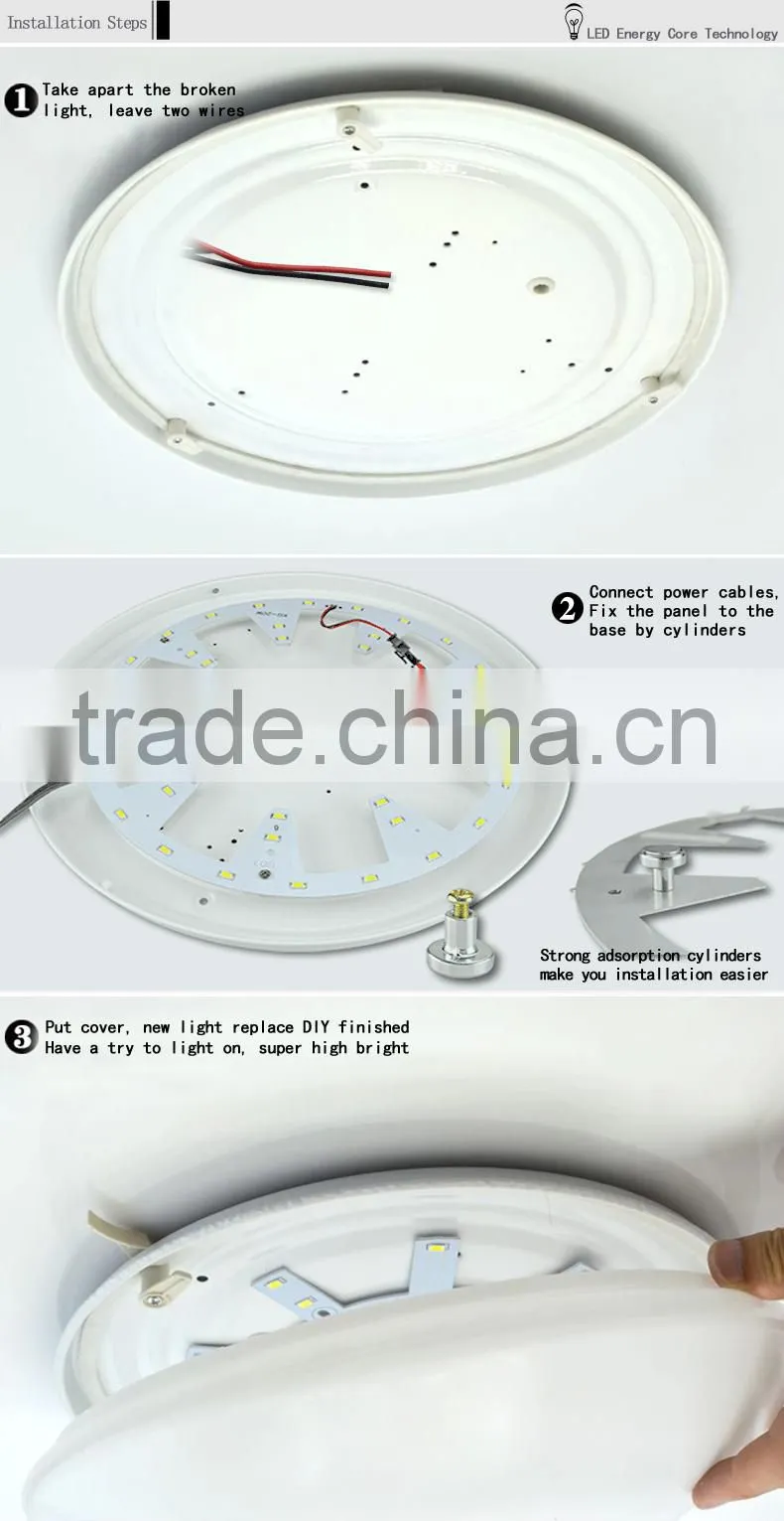 20W SMD 5730 Round pcb led ceiling light retrofit round led magnetic