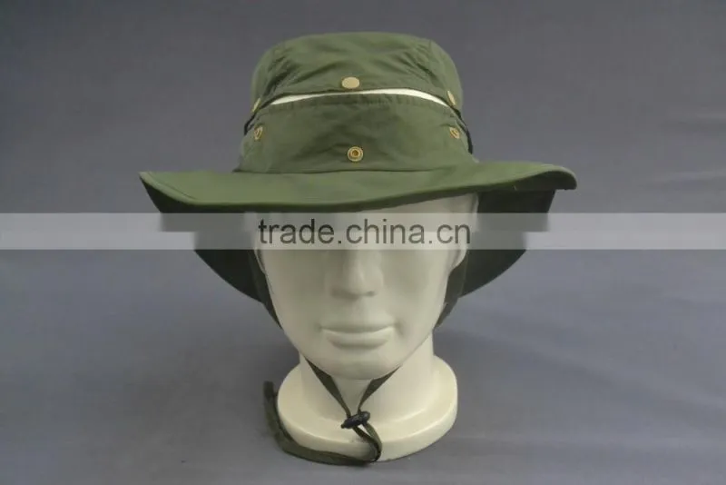 Army green bucket hat for split