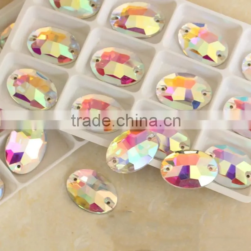 Dress Decoration Flat Back Crystal Rhinestone Sew On
