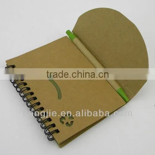 Promotional Eco Notepad with Ball Pen
