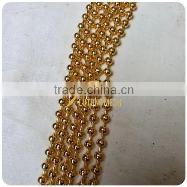 salon decorating metal curtain for divider