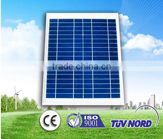 2015 Hot Sale in China Poly Solar Cells with 25 Years Warranty 20W