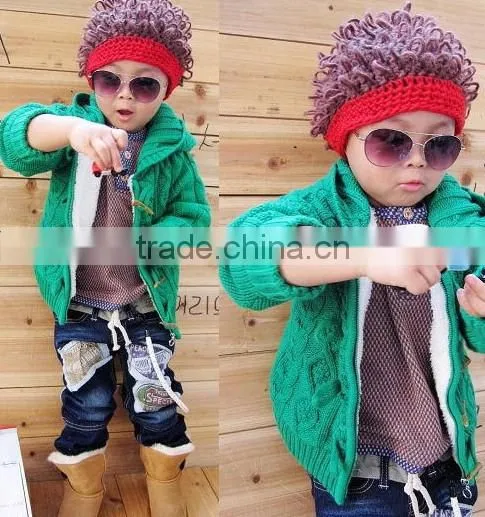 Fashionable rock style crazy hats for kids