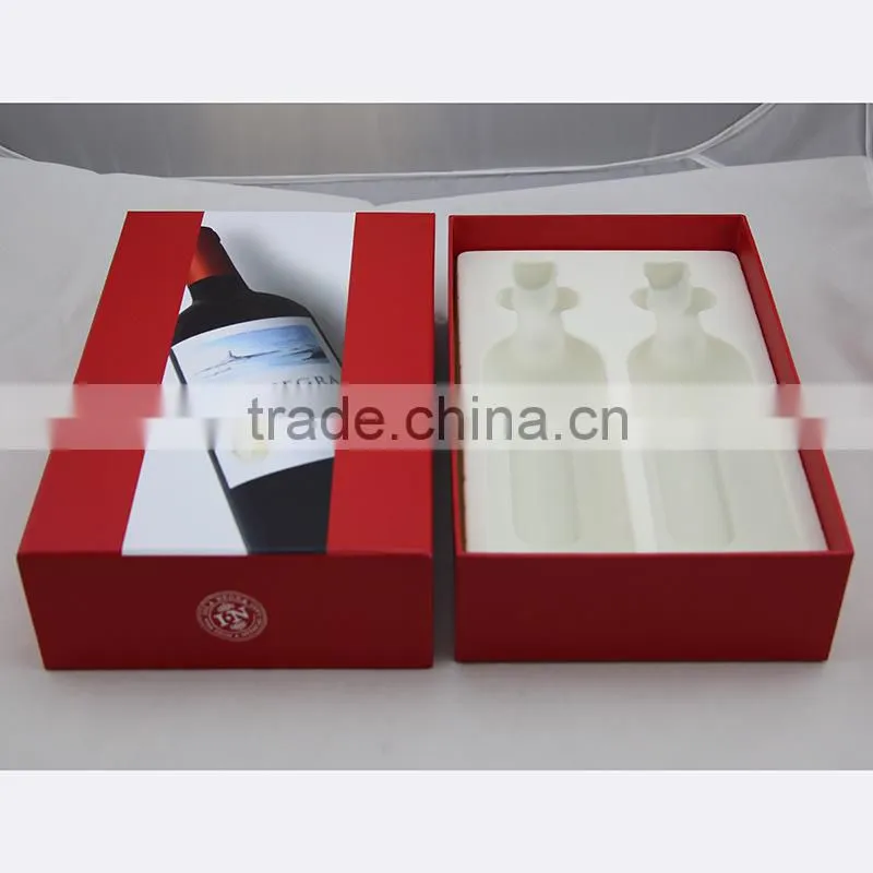 High Grade Fine Paper Wine Package TOP & BOTTOM BOX