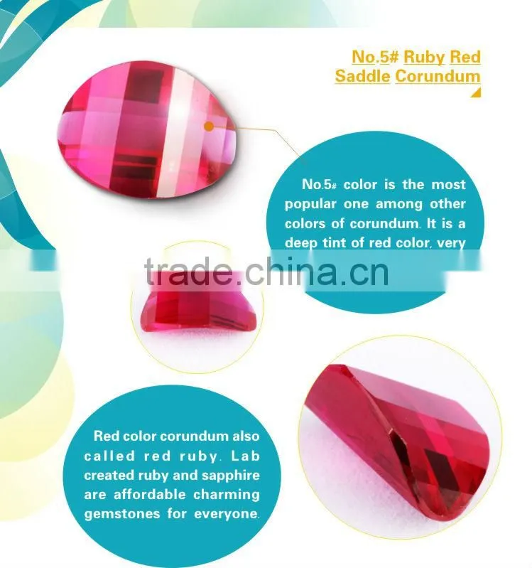 Hot Sale rudy Sellaeform checkrboard Cut 5# rudy synthic stone
