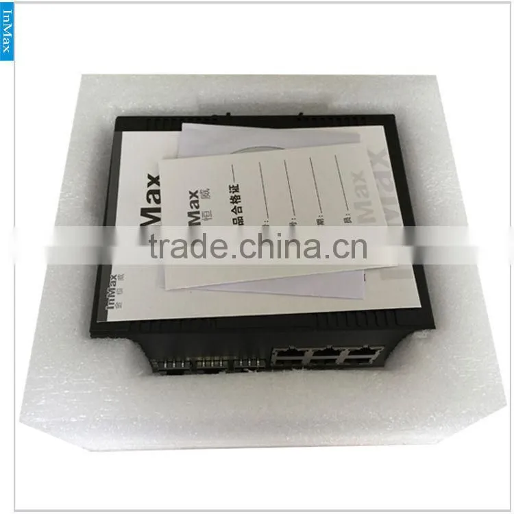 Supply OEM 6 Port 10/100/100Base TX and 3*1000M SFP Managed Industrial Fiber Optic Ethernet Switch i609A