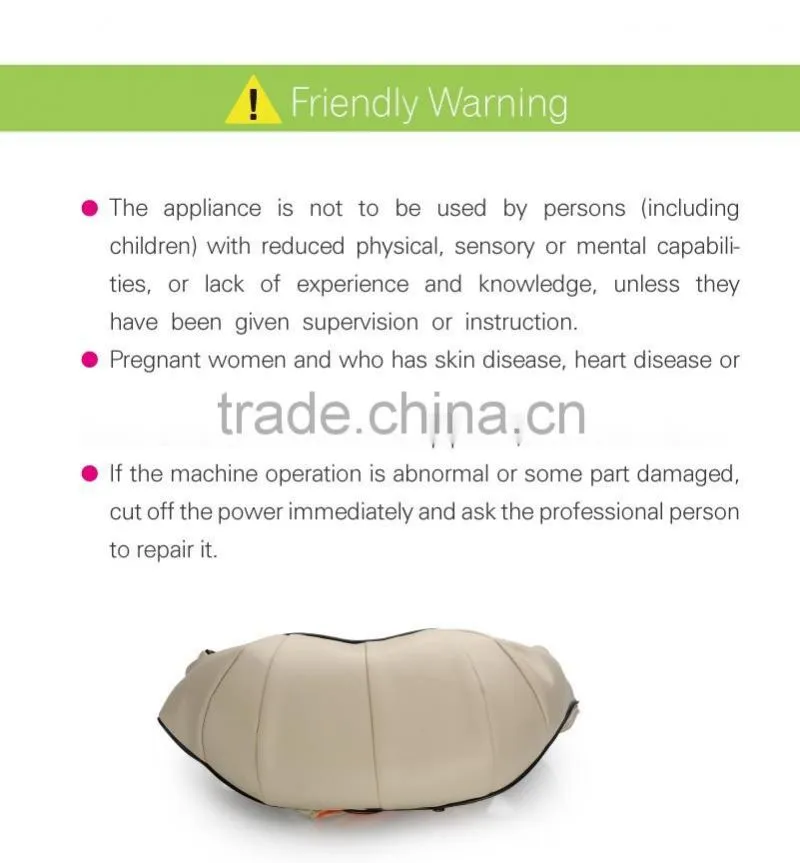 Health Care products. Fashion body massager. Personal Electric massage pillow