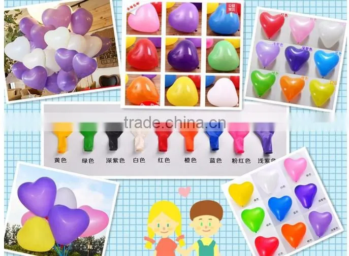 Printed heart shaped balloon /wholesale balloon China factory