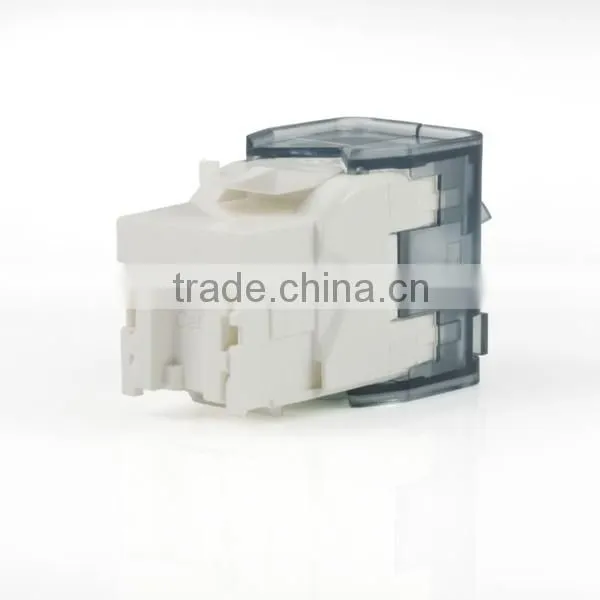 Network Solution Cat 6 UL 180Degree UTP RJ45 Connector Modular Keystone Jack