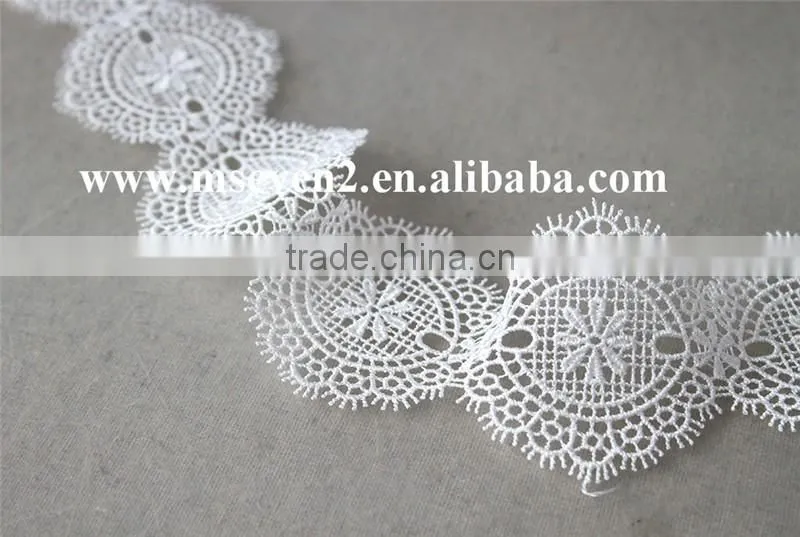 classical fashion polyester lace trim net embroidery lace trimdecorative lace trim