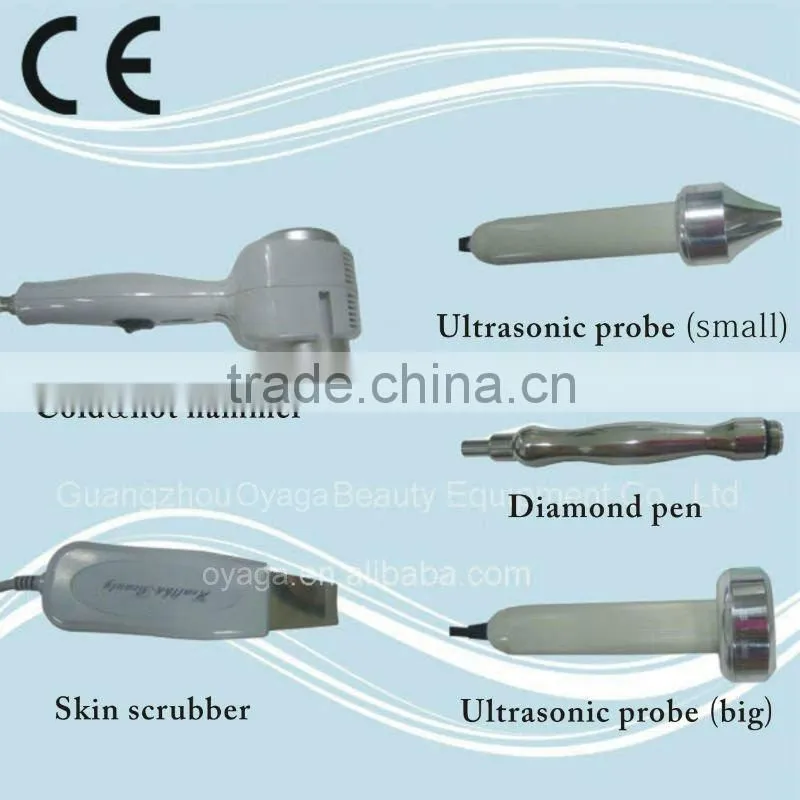4 in 1Multifunctional ultrasonic exfoliation skin scrubber diamond dermabrasion machine GD-07