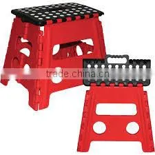 32CM Plastic Folding Step Stool, Portable Small Folding Chair, Outdoor Camping Foldable Stool