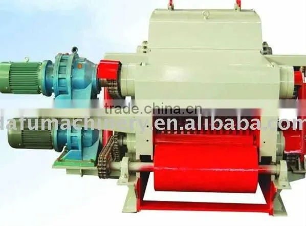 drum type wood log cutting machine with high strength