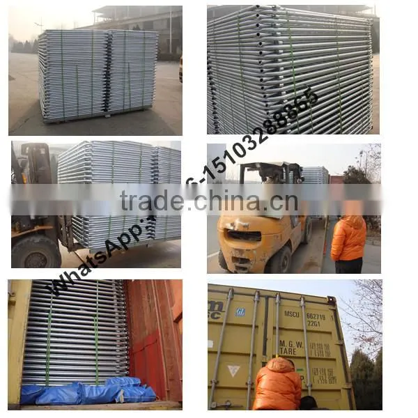 Stable metal frame welded and galvanized concert Crowd Control Barrier for sale