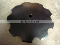 Hot sale disc harrow parts notched disc blade