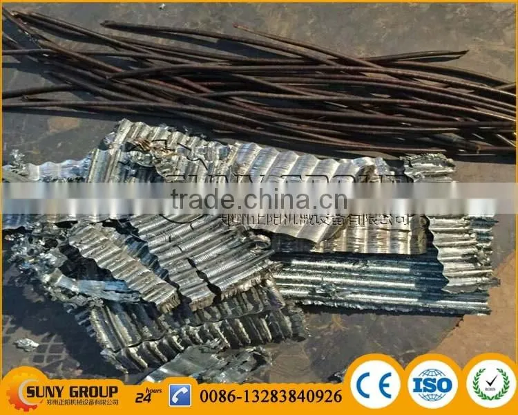 Gold supplier!!!scrap waste Radiator tube peeling machine with factory price
