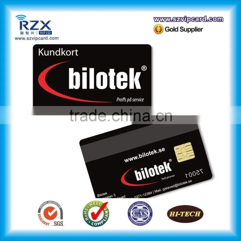 siemens 4428 contact pvc smart ic card with chip