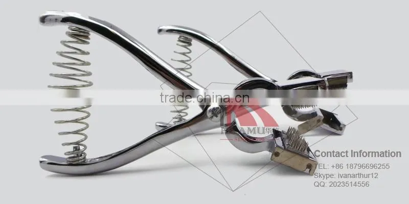 ear plier for rabbit in 140*75 mm