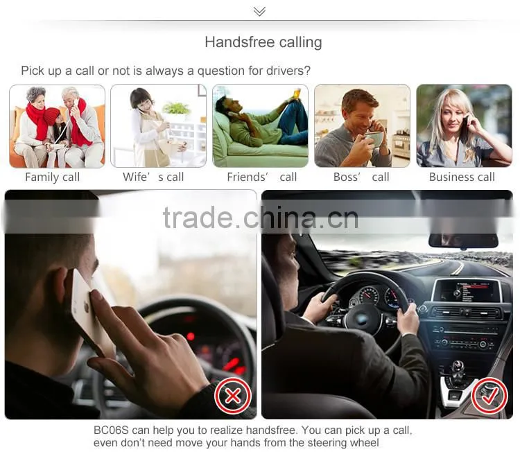 car handsfree calling usb bluetooth fm transmitter