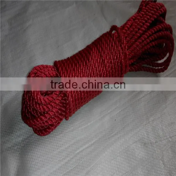 PE Rope 3- strands in black or white color