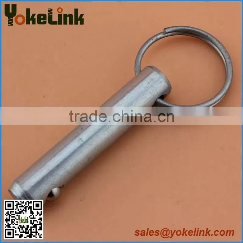 Stainless steel detent pin quick release pin