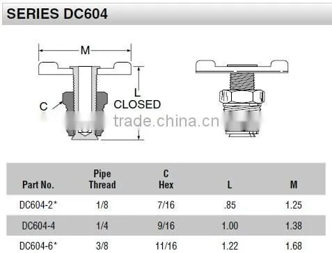 DRAIN COCK,Brass Fitting,Pneumatic valve