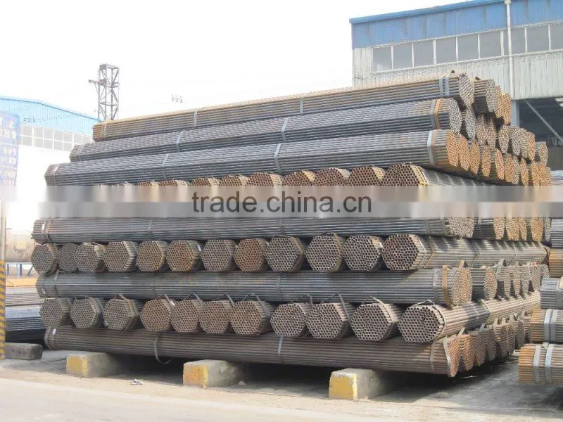 Different Size Scaffolding ERW Black Steel Pipe/Tube