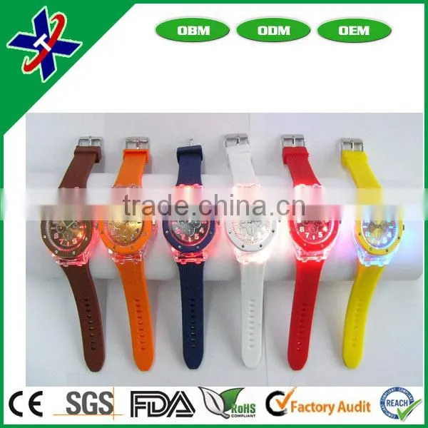 cool new design style strap wrist watch,silicon rubber watch ,wrist watch straps