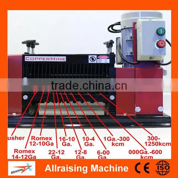 good quality high speed copper wire cutting machine / copper wire recycling machine
