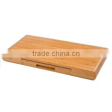 Picnic Bamboo Cheese Board Tool Set with Hidden Tool Drawer