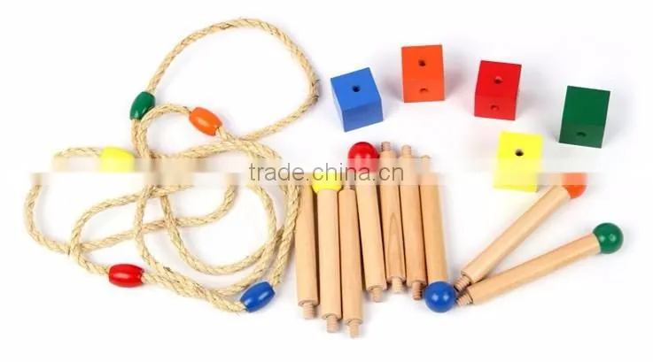 Early Childhood Education Baby Toy hand and Eye Coordination Montessori Throwing Circle