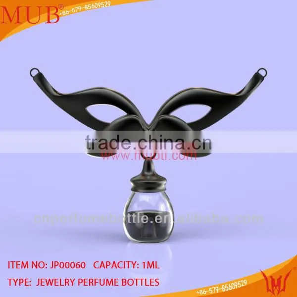 Mask perfume bottle necklace pendant wholesale