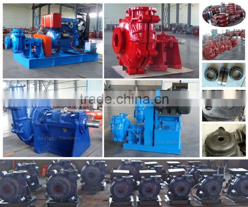 Impeller wear-resistant material Gold Ash Mining centrifugal slurry pump