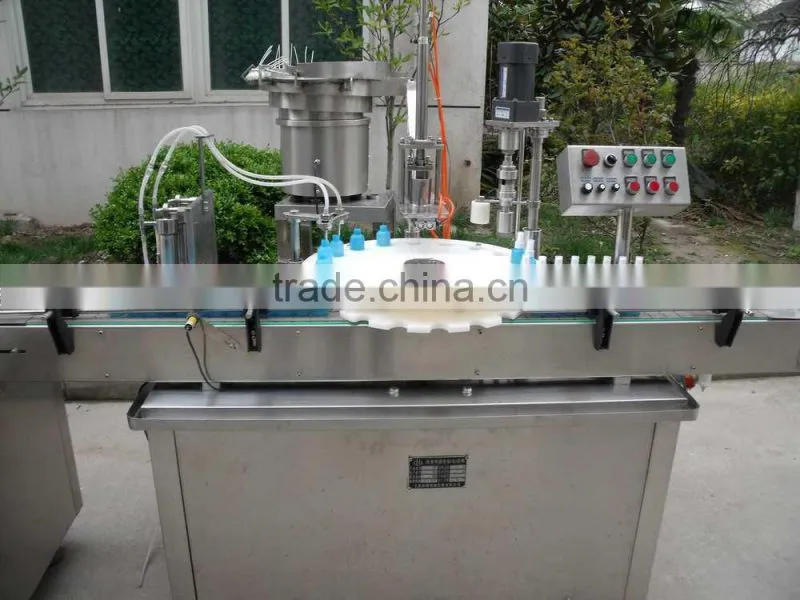 Automatic filling capping machine /glass syrup bottle filling capping machine