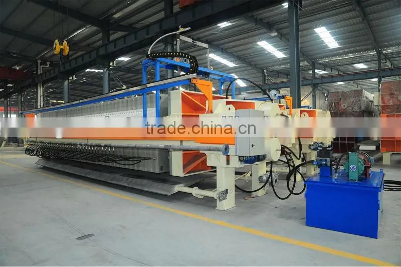 Best selling program controlled automatic chamber filter press price