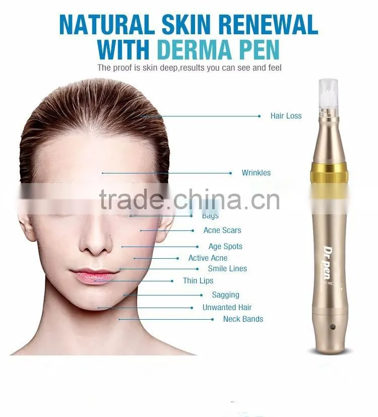 2017 Hot sale rechargeable derma pen Dr.pen M5 electric dermapen Microneedling Dermapen with Needles Cartridges