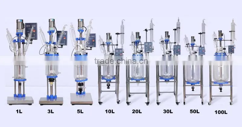 Semi-antomatic Vacuum Jacketed Reactor System