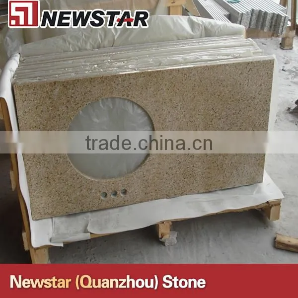 Newstar desert gold granite vanity top
