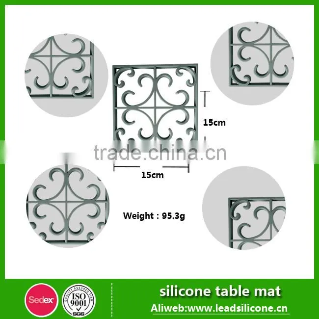 Chinese Style High Temperature Resistant Silicone Table Mat,Heat Resistant Silicone Mat