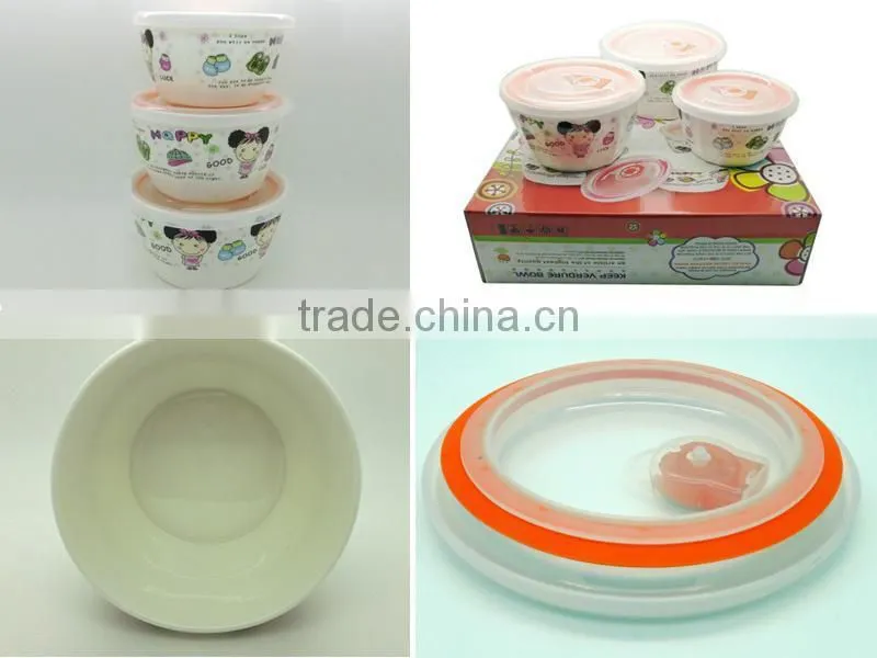 fashion China style easy open ceramic lunch box