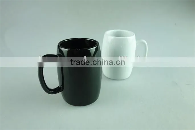 300ml Lovely ceramic coffee mug,milk mug with cap for promotion