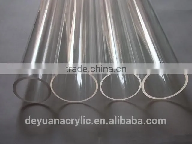 wholesale clear hollow acrylic tube