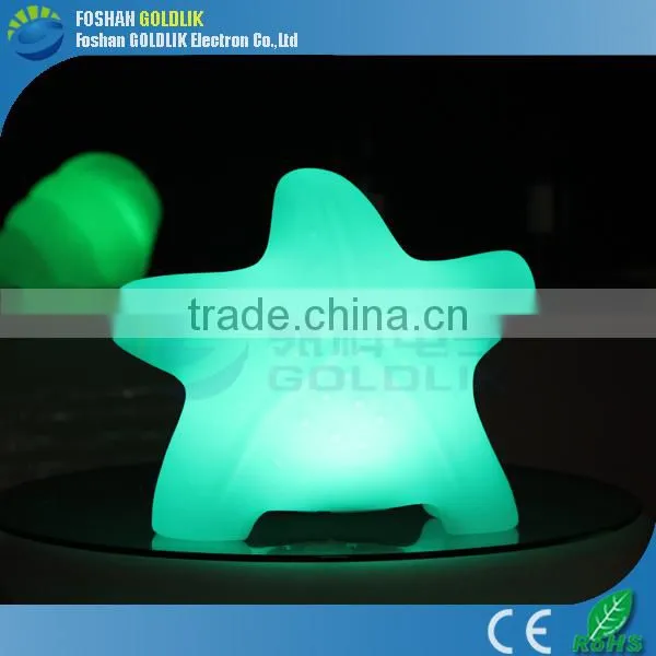 RGB Color Changing LED Christmas Light LED Starfish Moon Light