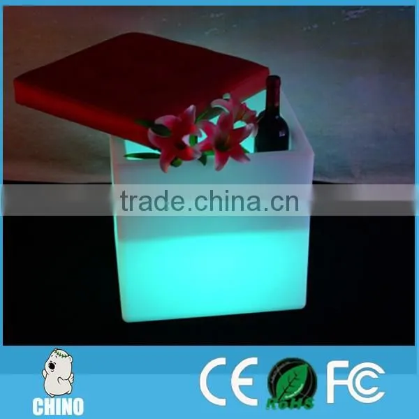 Shining in the bar Waterproof LED ice Bucket Cooler