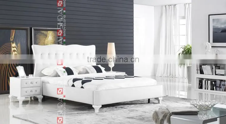 Dubai modern furniture design, bedroom furniture fabric bed