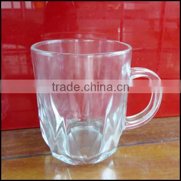 African Style Wholesale Price Beer Glass Bottle With Handle