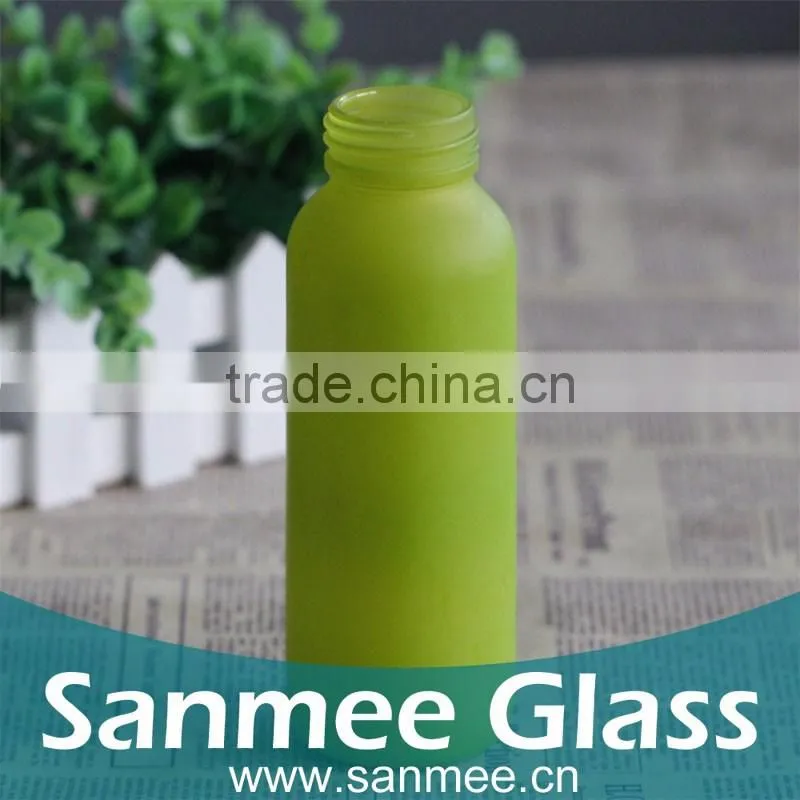 Manufacture Colored Water Bottle Quality Milk Glass Bottle