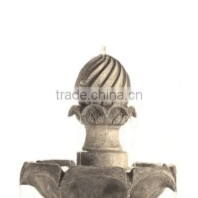 2-tier Arcade Outdoor Water Fountain with LED Light