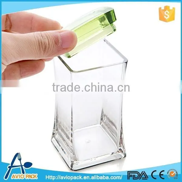 Fashion design clear vinegar storage bottle